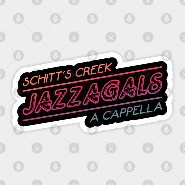 Jazzagals Sticker by NinthStreetShirts